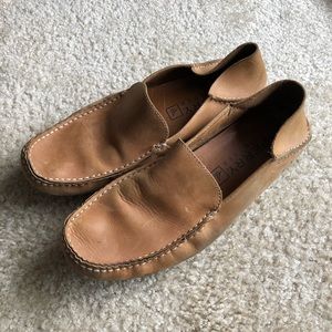 Brown Leather Sperry Loafers